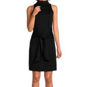 Vince Dress sleeveless mock neck knit black size X-Small XS